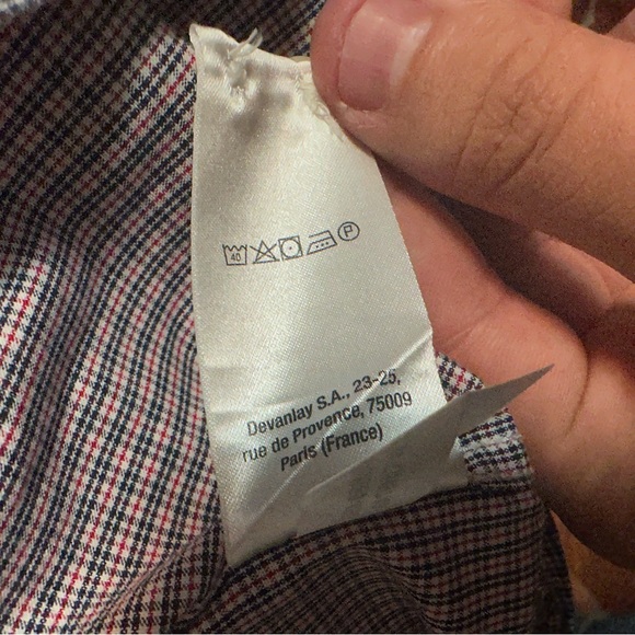 Lacoste button up shirt size 38 regular fit - Picture 5 of 5